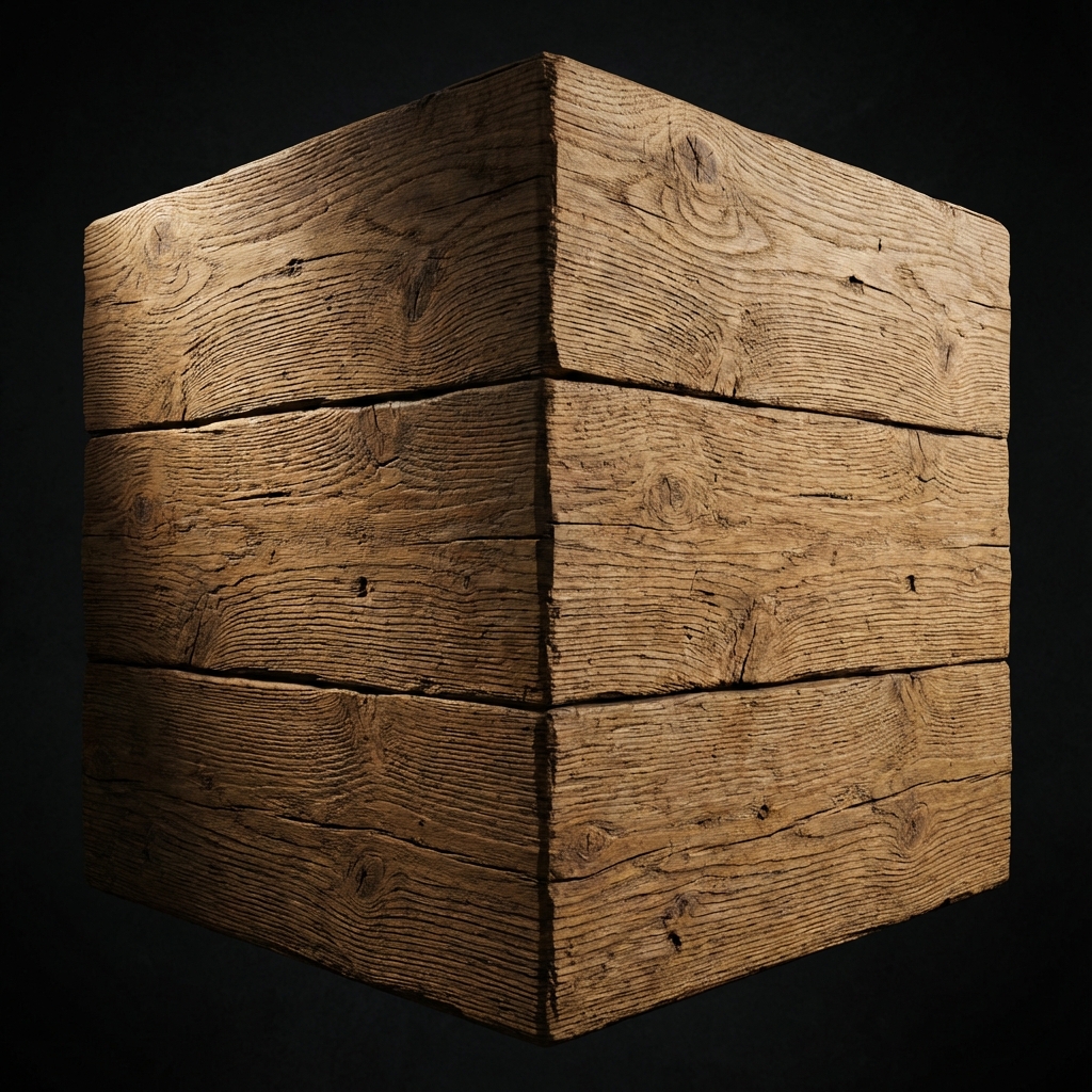 Wood Texture Normal Map Example - Generated Online