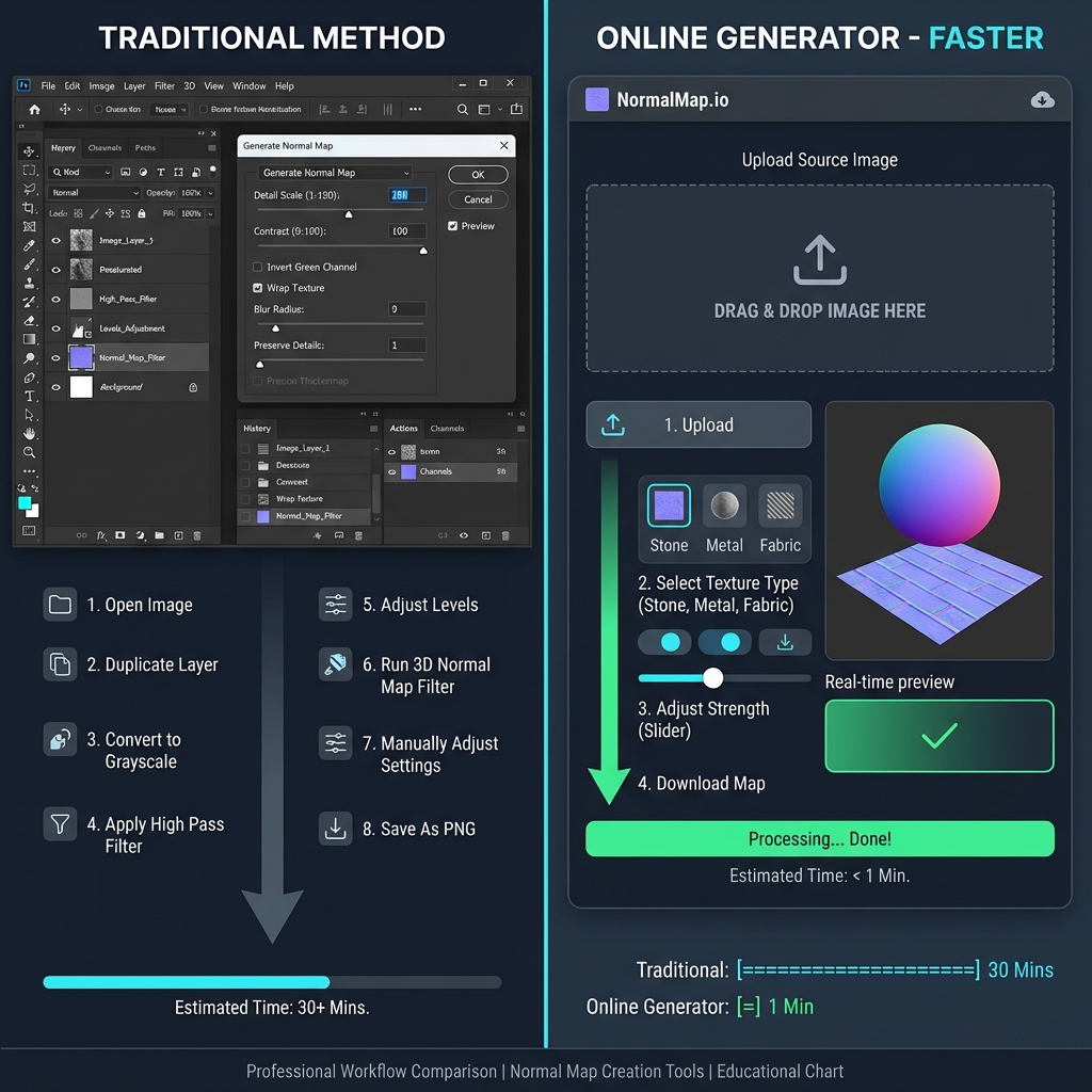 Photoshop Generate Normal Map Filter